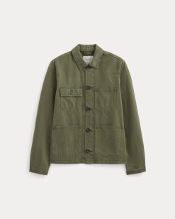 Alternative view of The Denim Utility Jacket | Garment-Dyed Kalamata