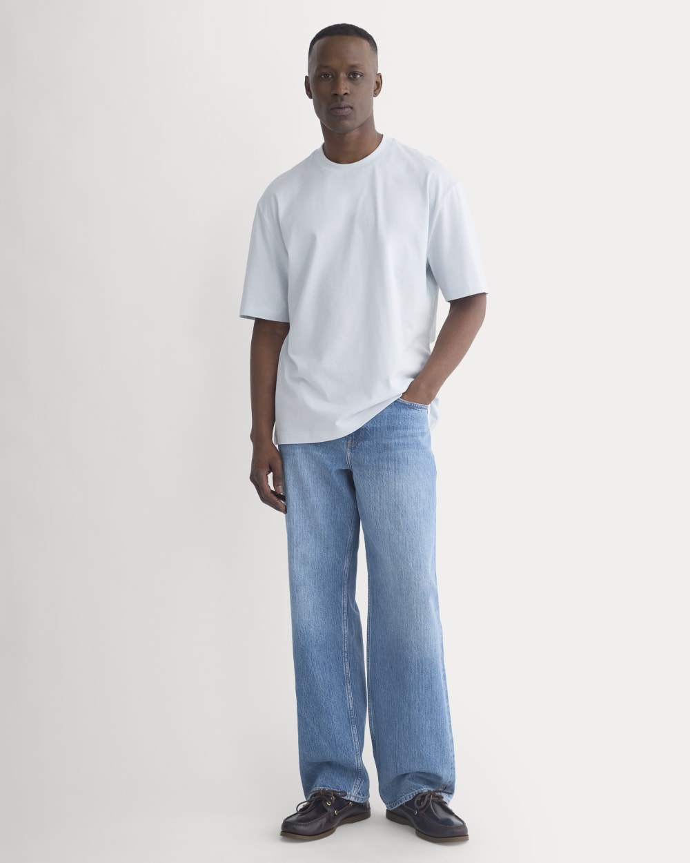 Archive Relaxed-Fit Cotton Crew | Skywriting - Image 3