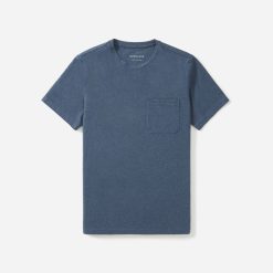 Alternative view of The Premium-Weight Pocket Tee | Uniform | Slate
