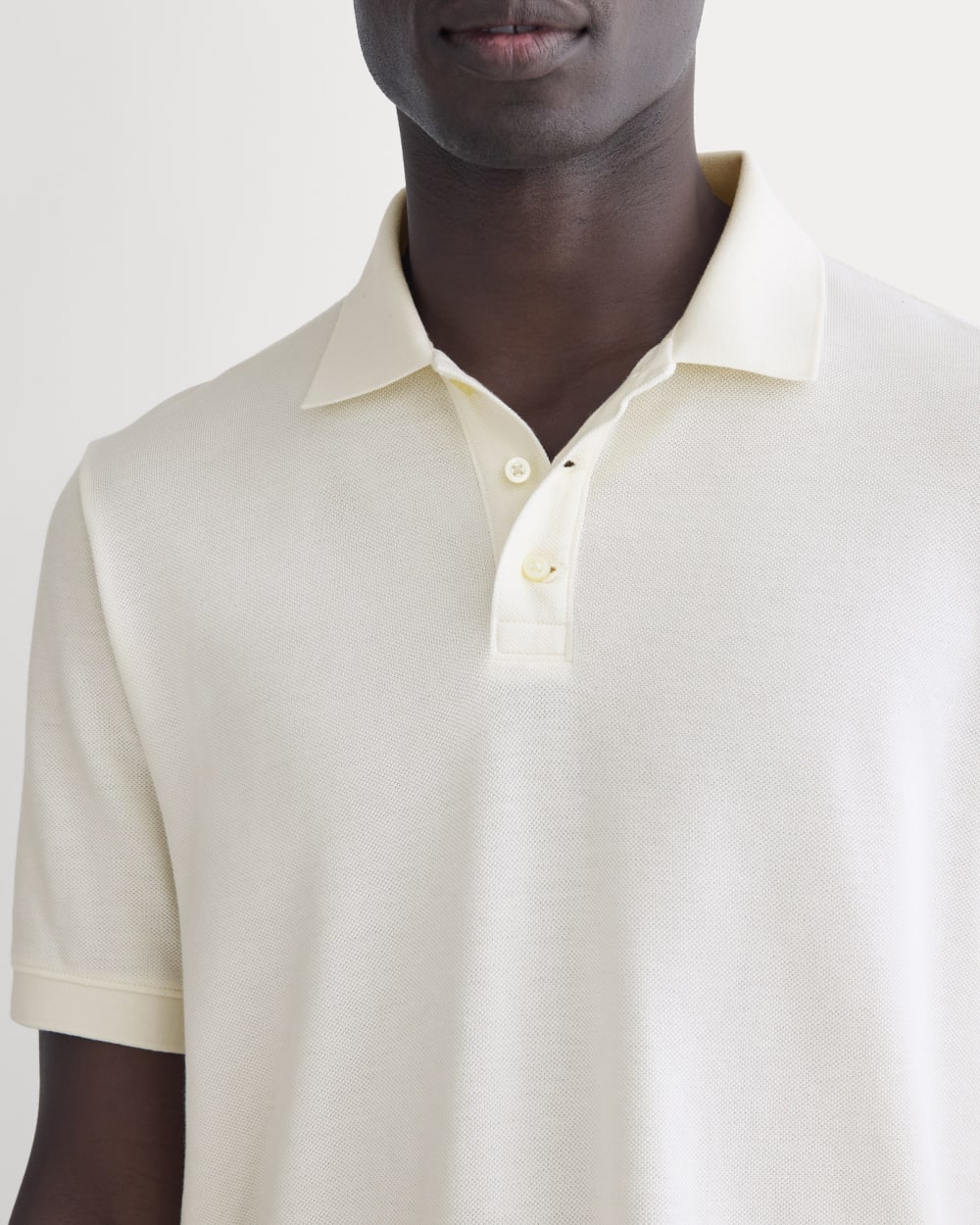 The Pique Polo | Bone - Image 4