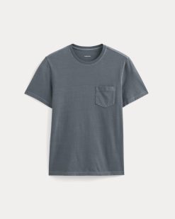 Alternative view of The Essential Organic Garment-Dyed Crew | Navy
