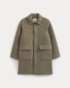 Alternative view of ReWool Car Coat | Heather Taupe