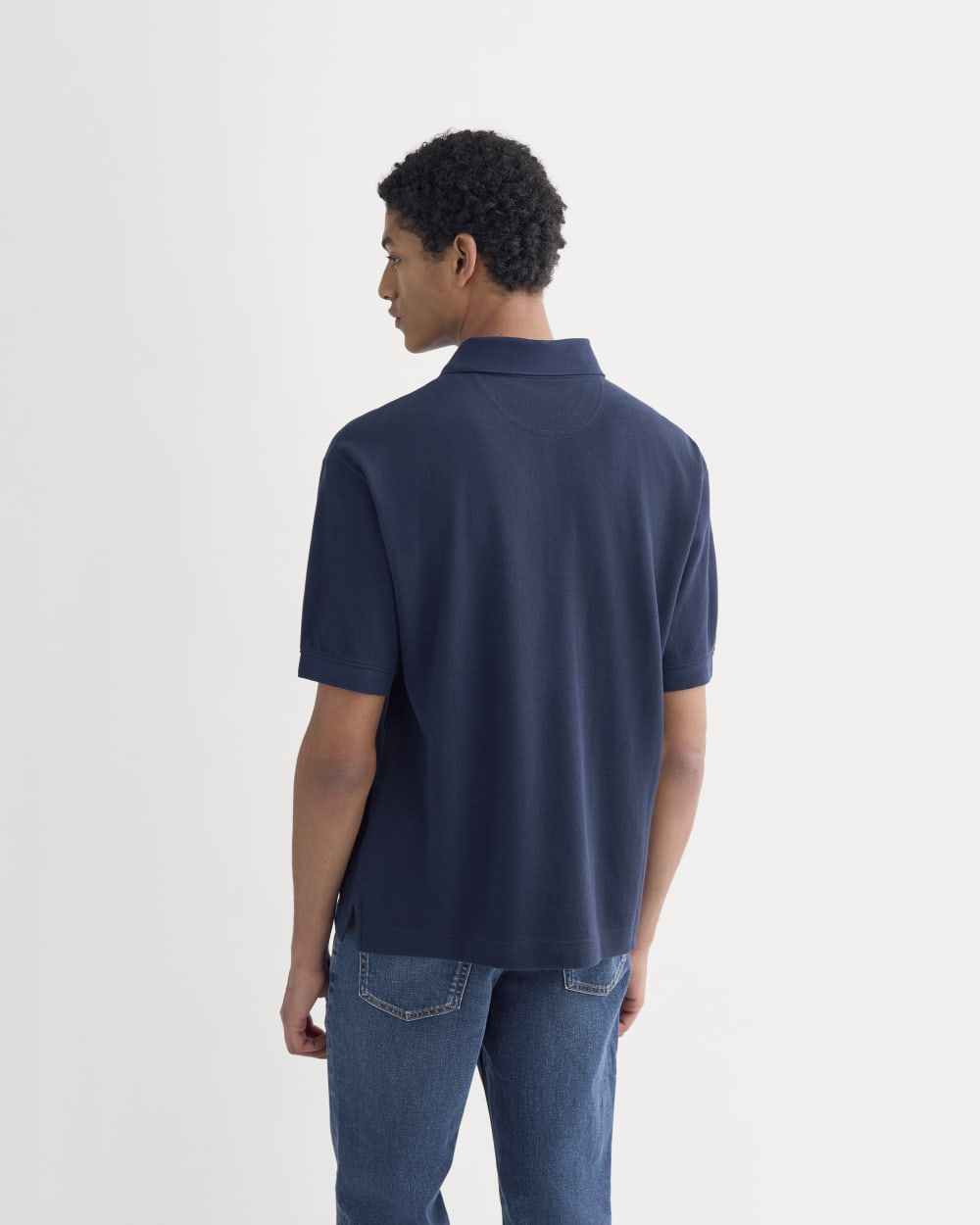 Classic Piqué Polo | Navy - Image 5