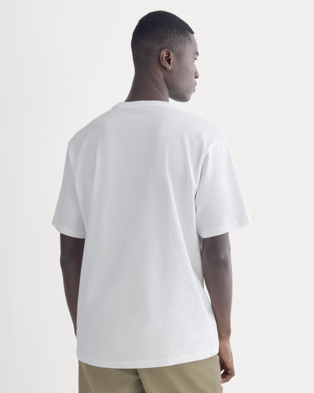Relaxed Midweight Tee | White - Image 4