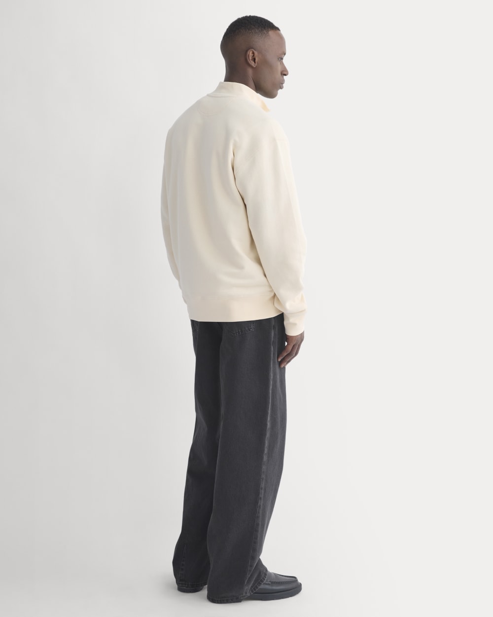 Lightweight Terry Sweatshirt | Parchment - Image 5