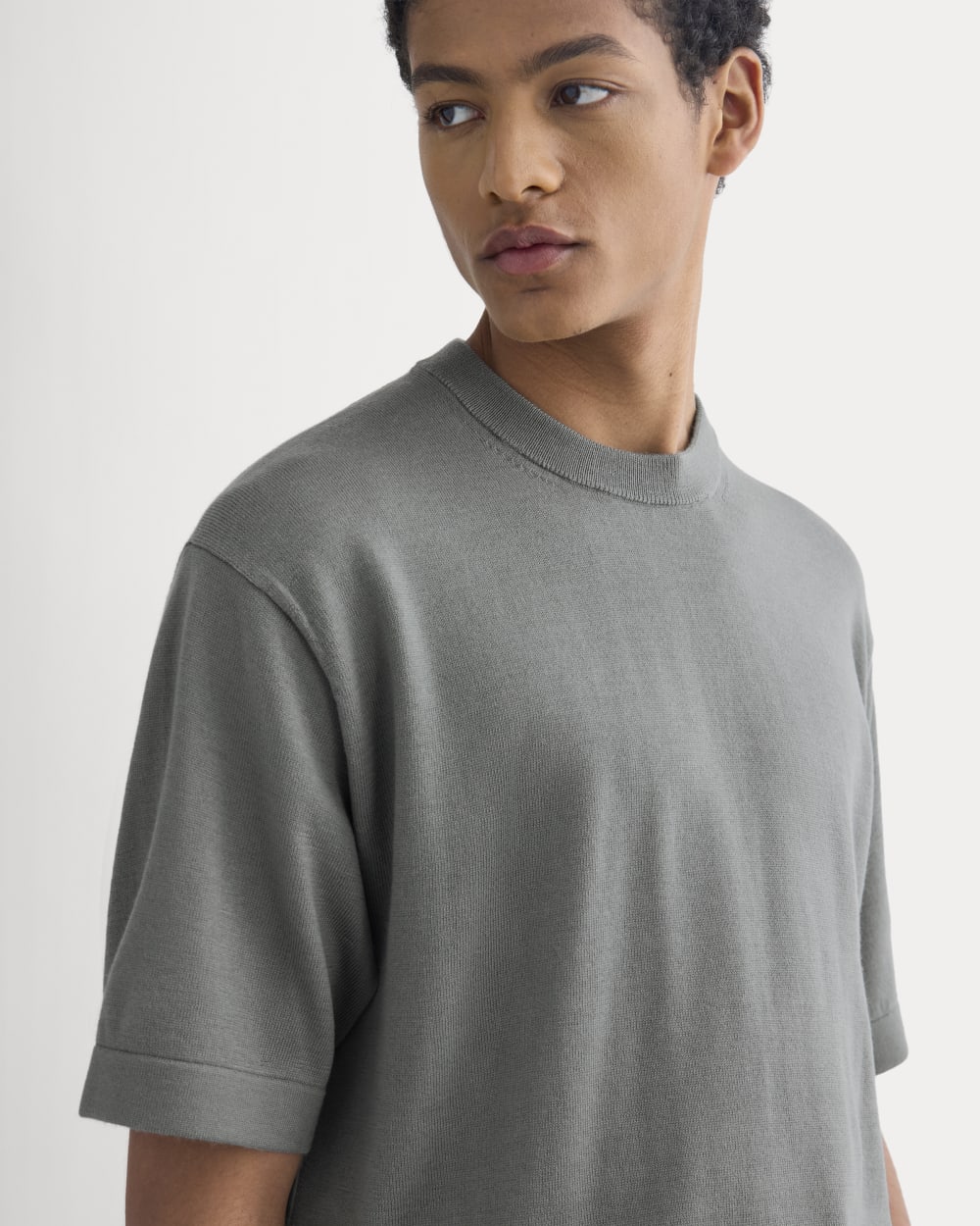 Ultrasoft Sweater Tee | Agave Green - Image 3