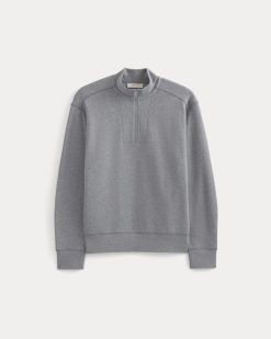 Alternative view of Lightweight Terry Zip Pullover | Vintage Heather Grey