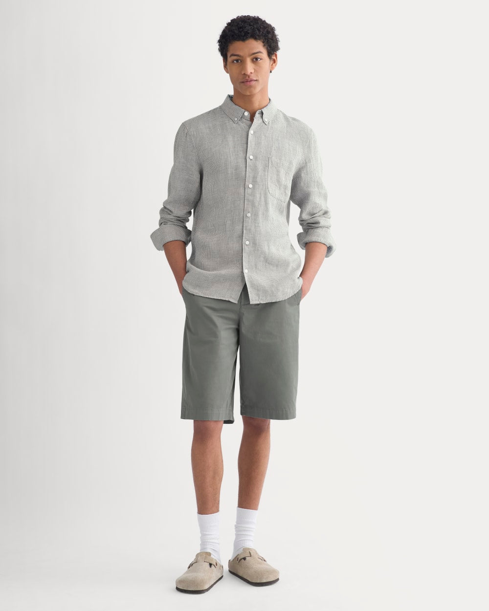 The Classic Shirt in Linen | Peyote - Image 3