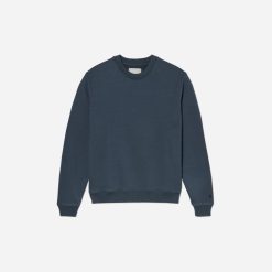 The Track Crewneck Sweatshirt | Kingfisher Blue