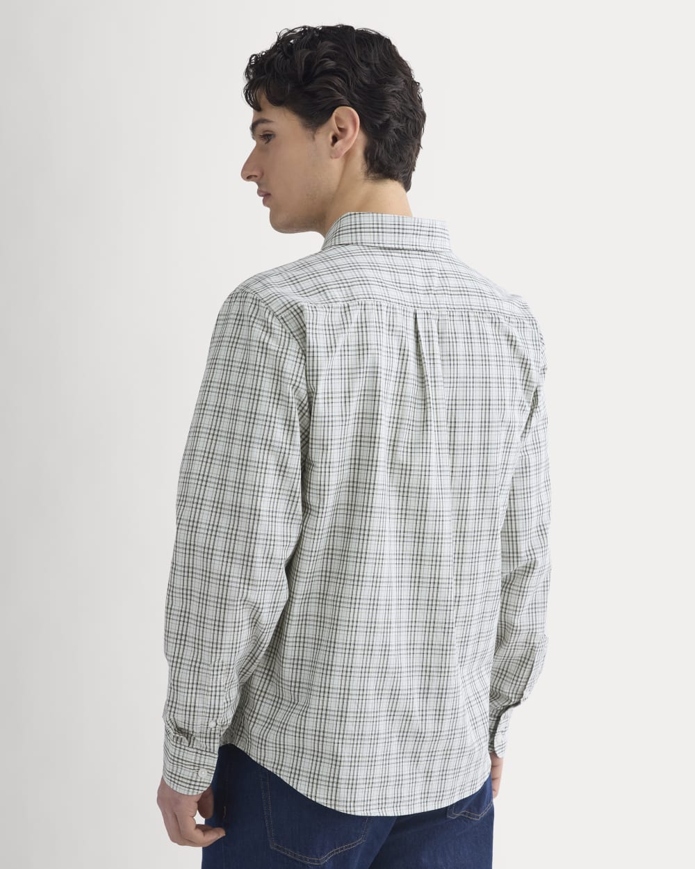 Washed Poplin Shirt | Skywriting/Multi - Image 5