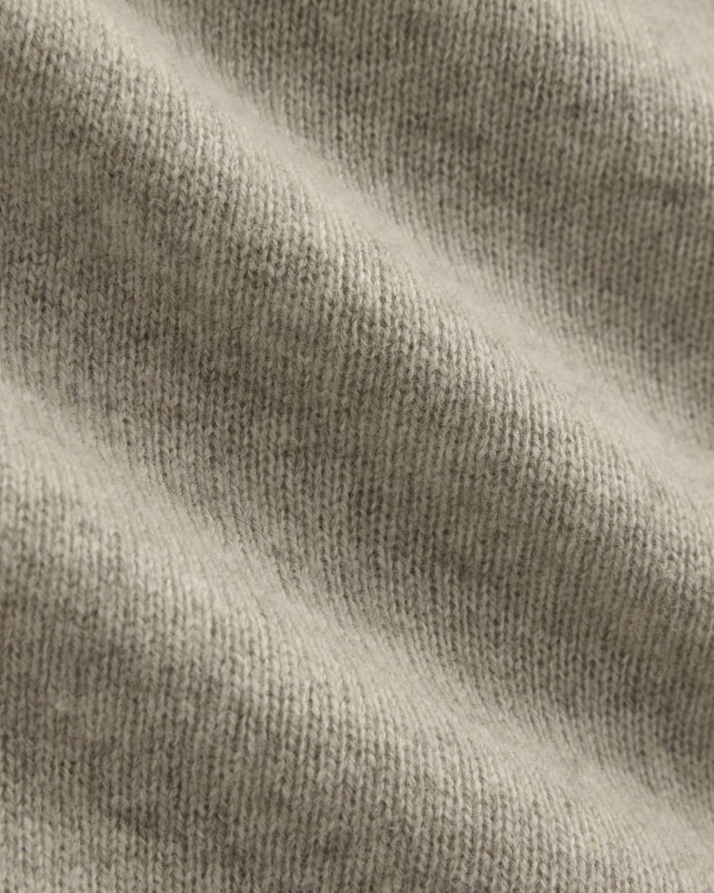 Luxe Merino Crew Cardigan | Heather Gravel - Image 6