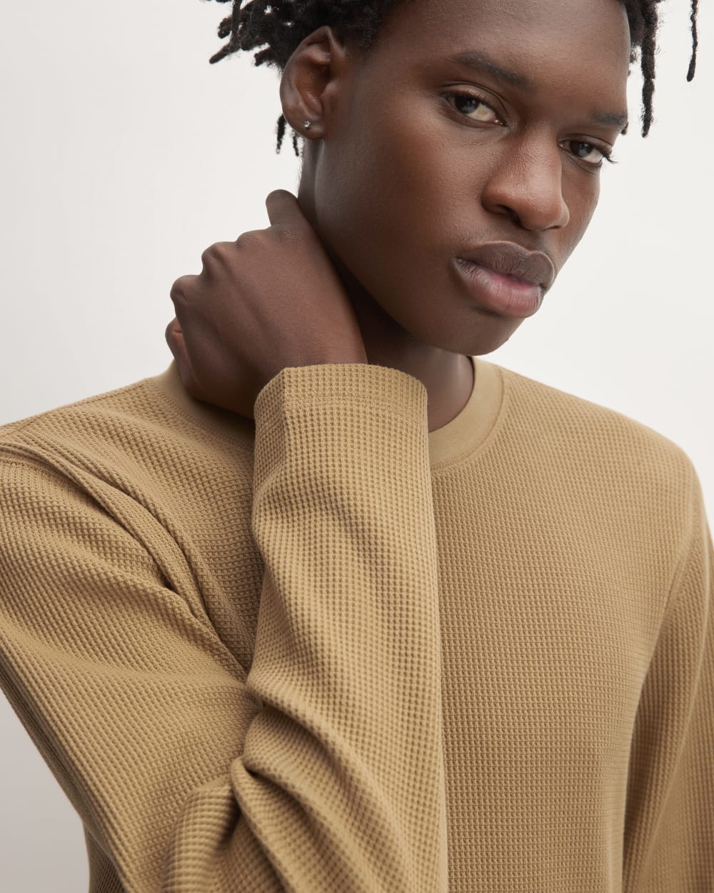 The Waffle Long-Sleeve Crew | Toasted Coconut - Image 3
