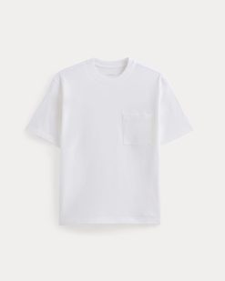 Alternative view of Oversized Midweight Tee | White