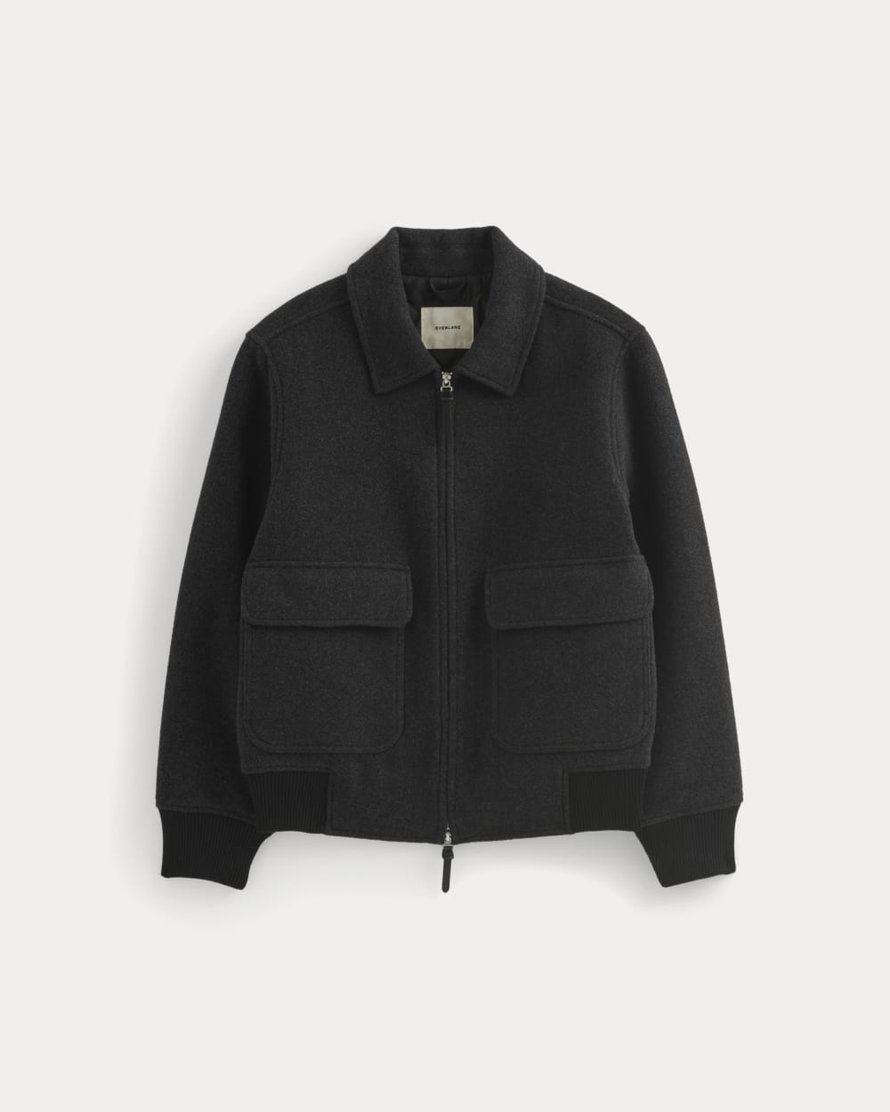 ReWool Flight Jacket | Heather Charcoal - Image 2