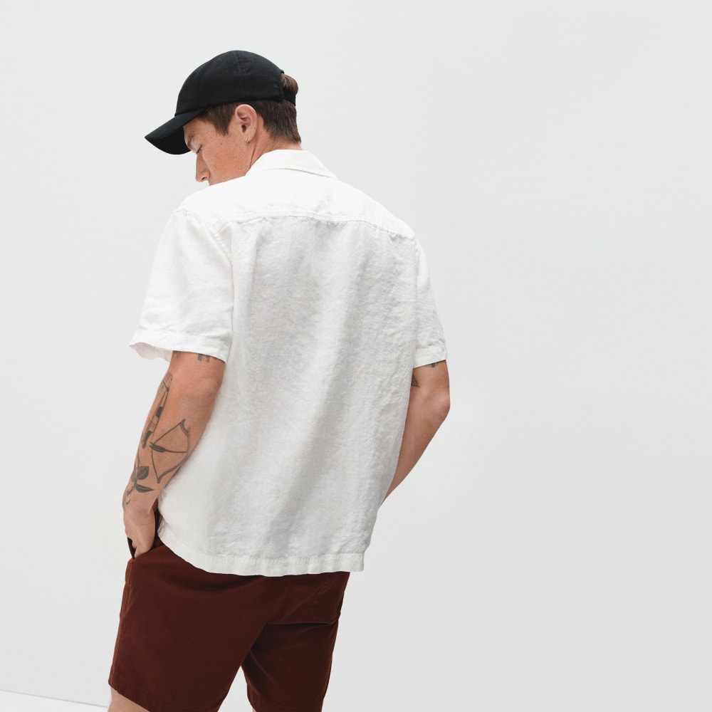 The Resort Shirt in Linen | White - Image 4