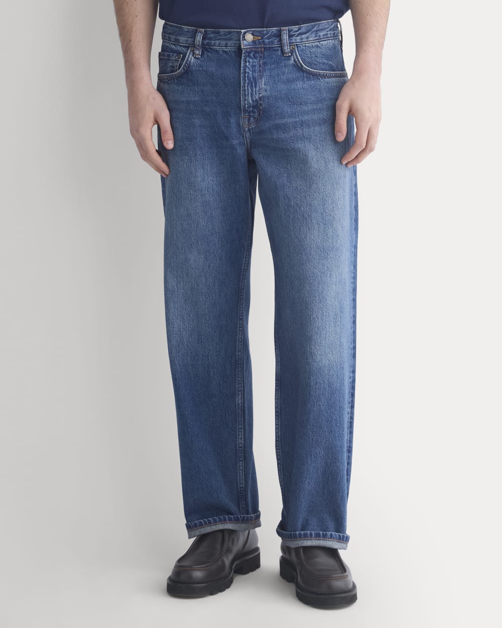Relaxed Italian Selvedge Jean | Dark Indigo - Image 3