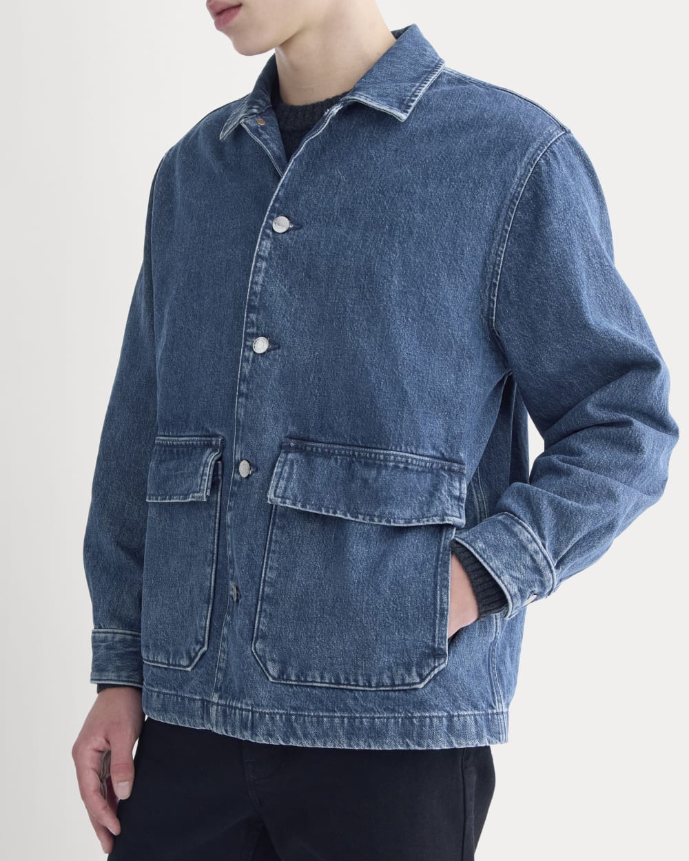 Denim Shacket | Deep Atlantic - Image 4