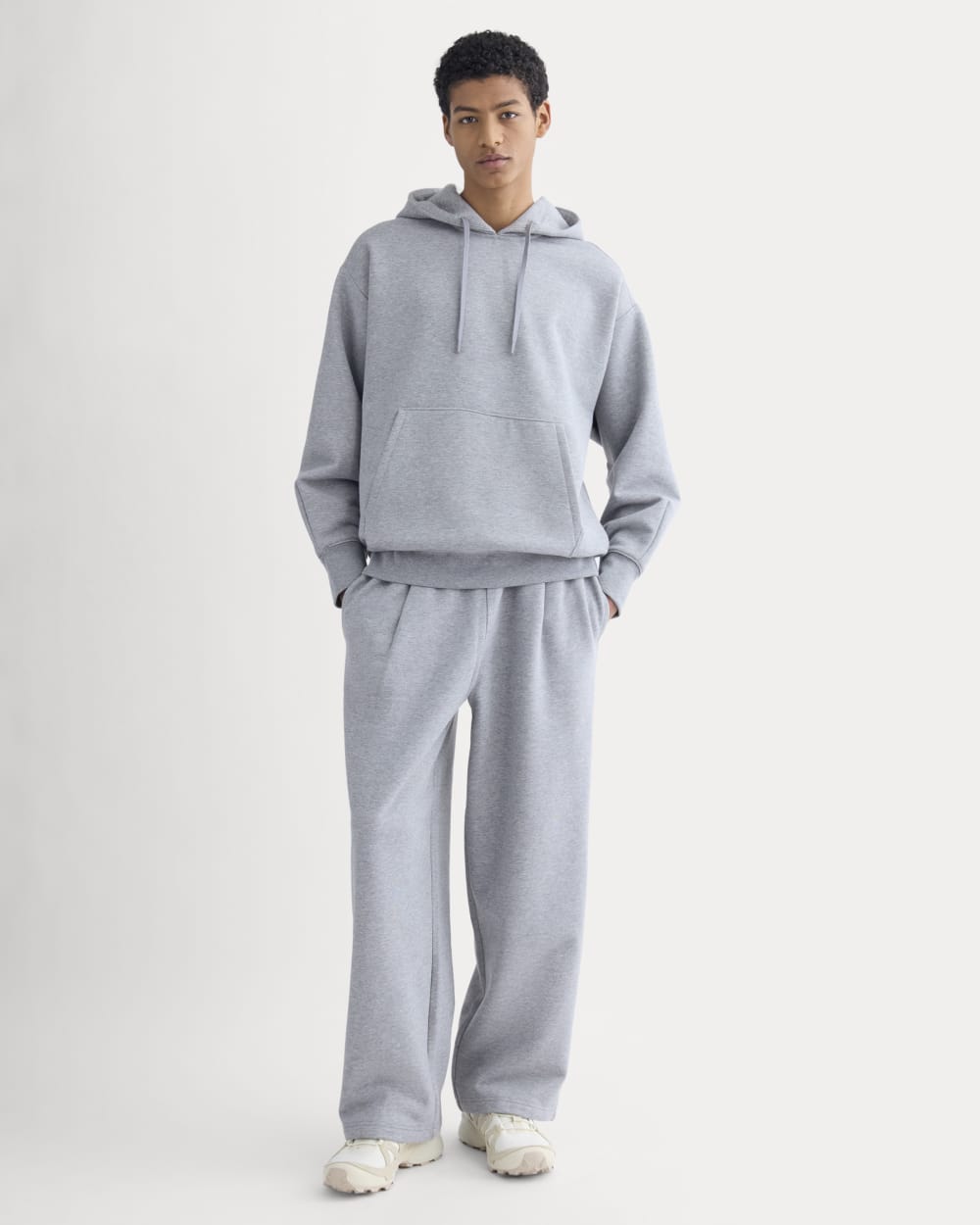 Luxe Fleece Hoodie | Vintage Heather Grey - Image 3