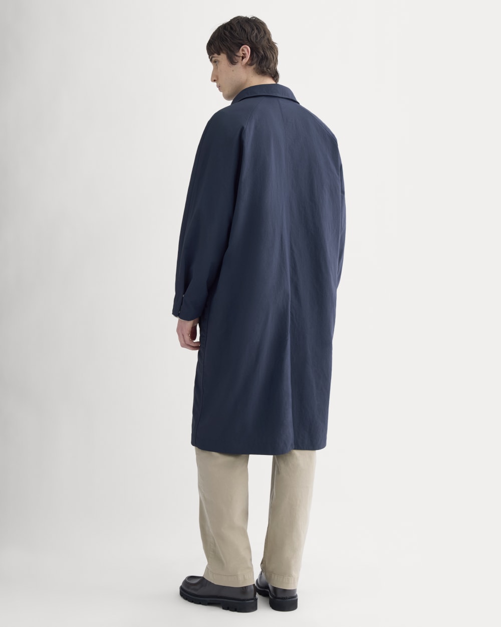 Re:Cycled Nylon Mac Coat | Deep Navy - Image 6