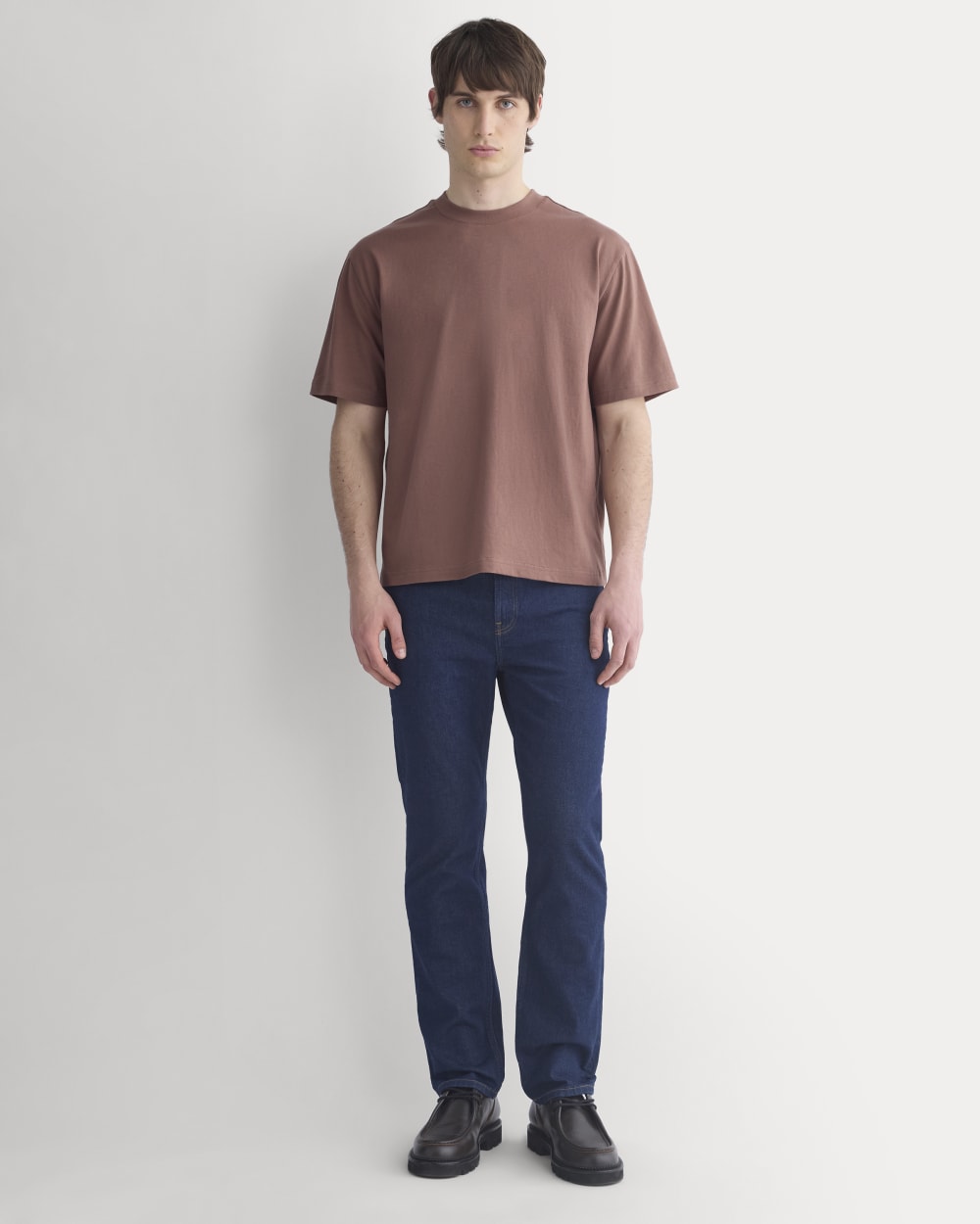 Archive Relaxed-Fit Cotton Crew | Mocha - Image 3