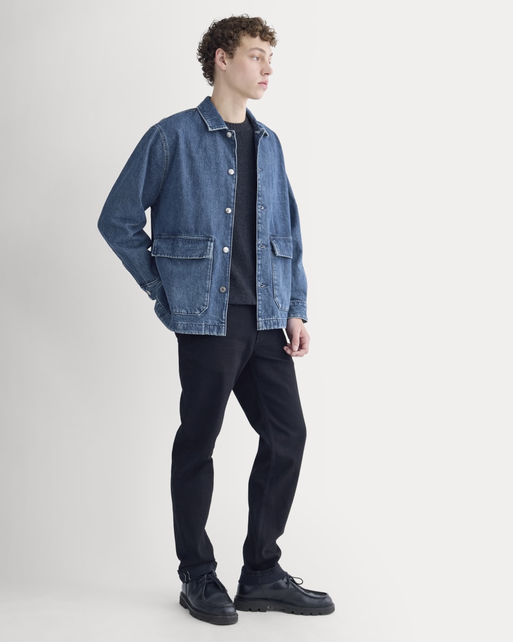 Denim Shacket | Deep Atlantic - Image 3