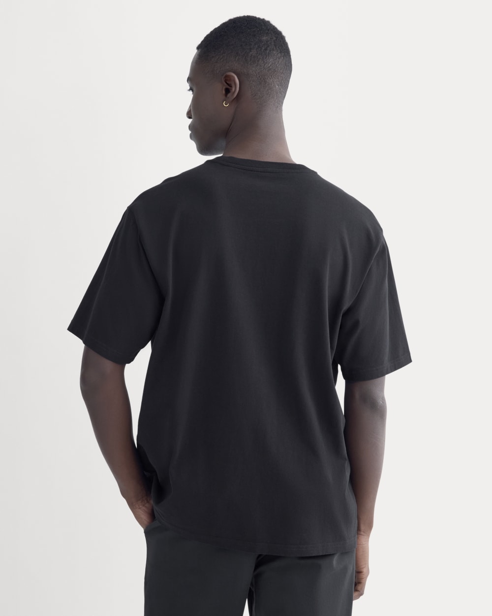 Relaxed Midweight Tee | Black - Image 4