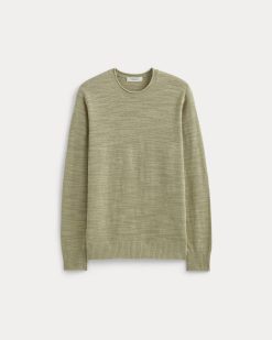 Alternative view of The Cotton Linen Pullover | Eucalyptus