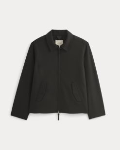 Alternative view of Tailored Zip Jacket |  Black