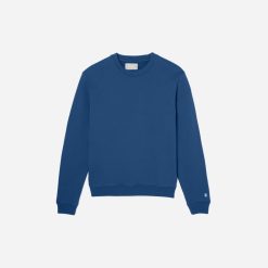 The Track Crewneck Sweatshirt | Deep Blue
