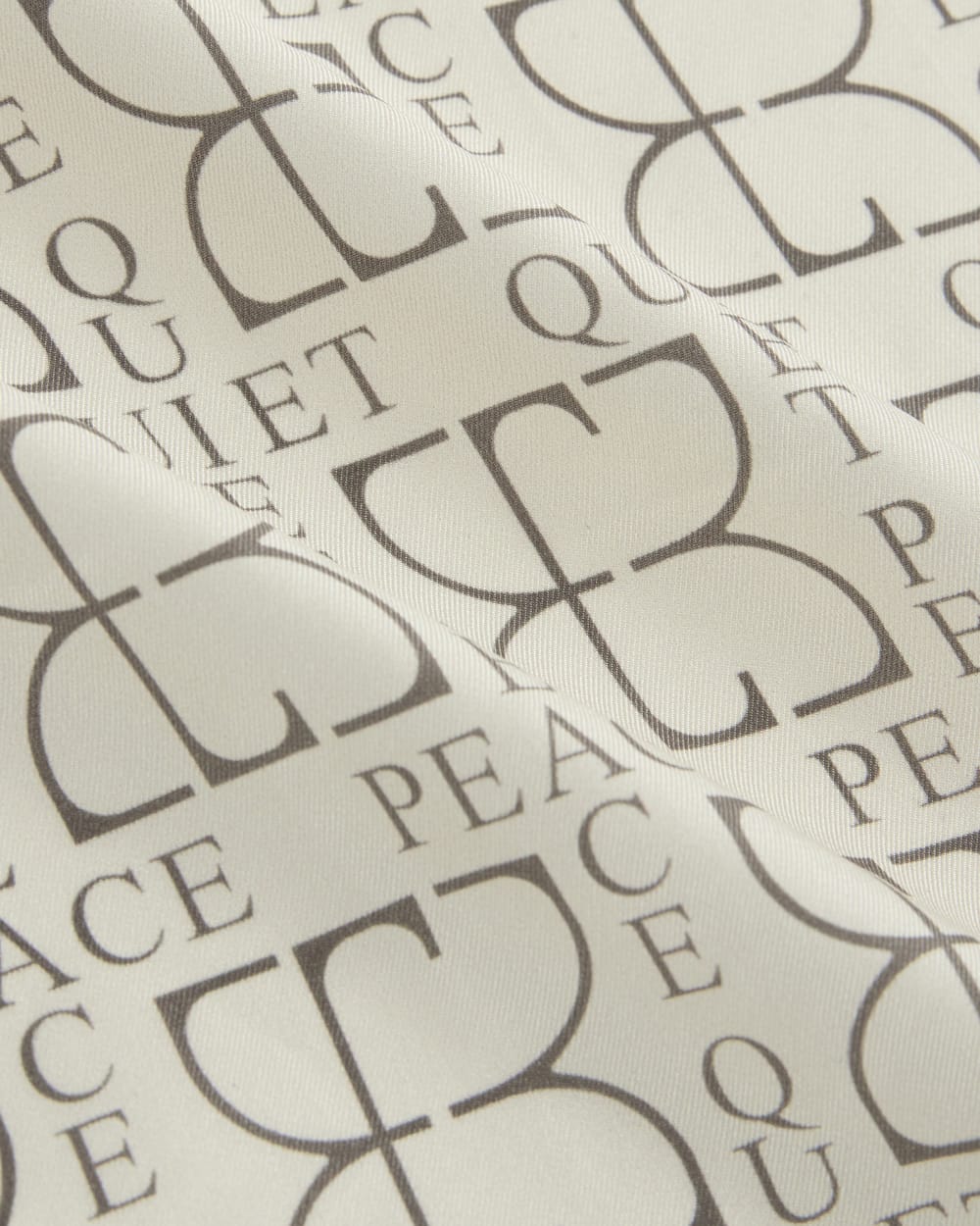 Everlane x Peace & Quiet Silk Bandana | Bone - Image 4