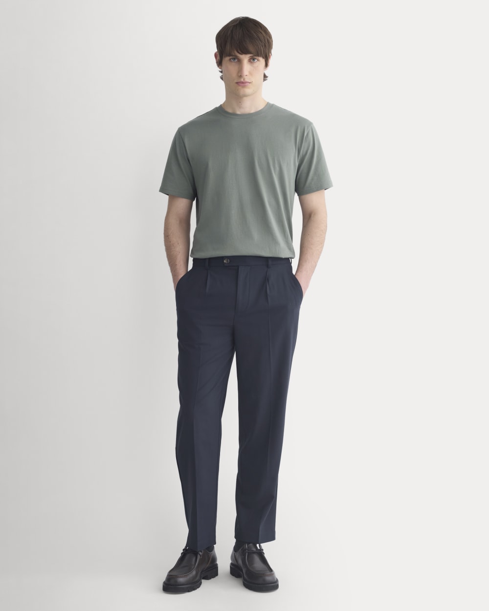 Archive Standard-Fit Cotton Crew | Agave Green - Image 3