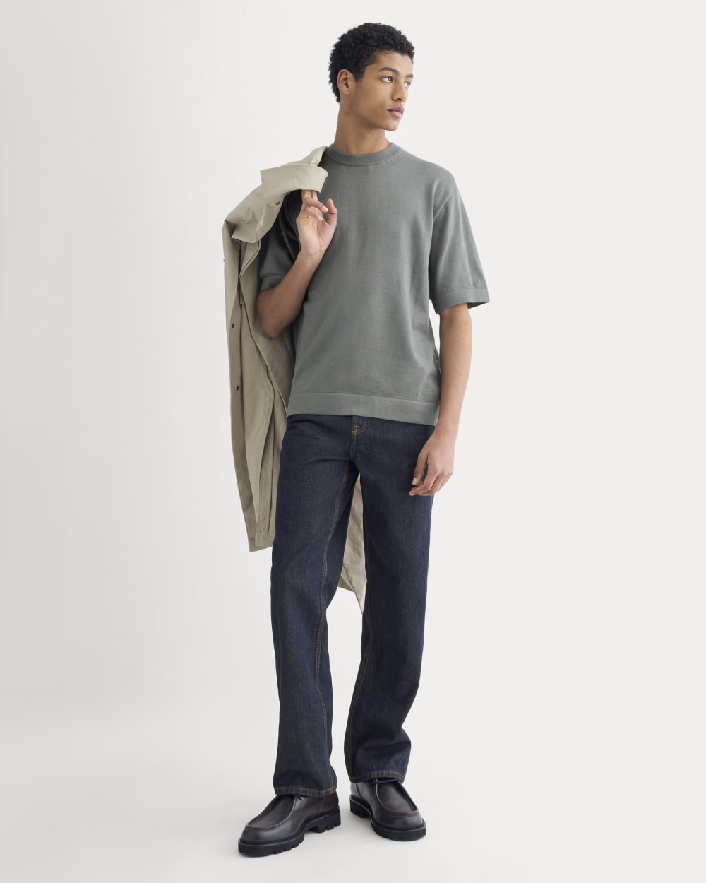 Ultrasoft Sweater Tee | Agave Green - Image 4