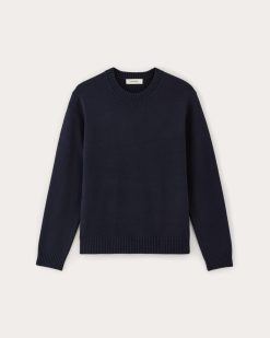 Alternative view of The Classic Sweater in Everyday Cotton | Navy