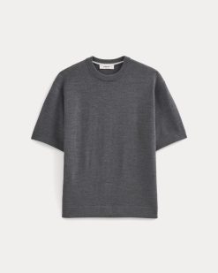 Alternative view of Ultrasoft Sweater Tee | Heather Mid Charcoal