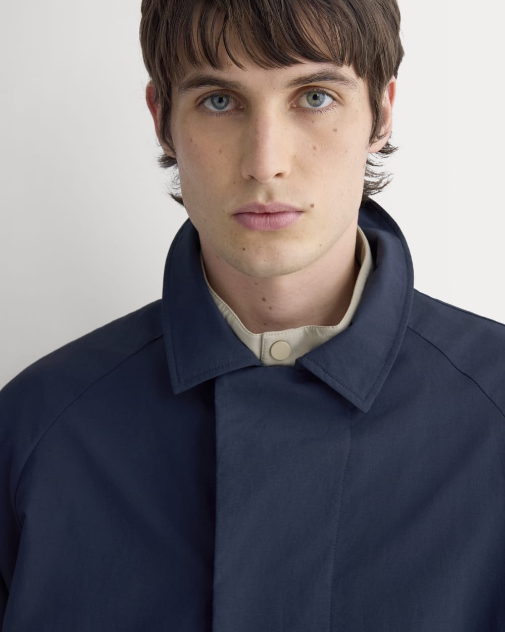 Re:Cycled Nylon Mac Coat | Deep Navy - Image 5