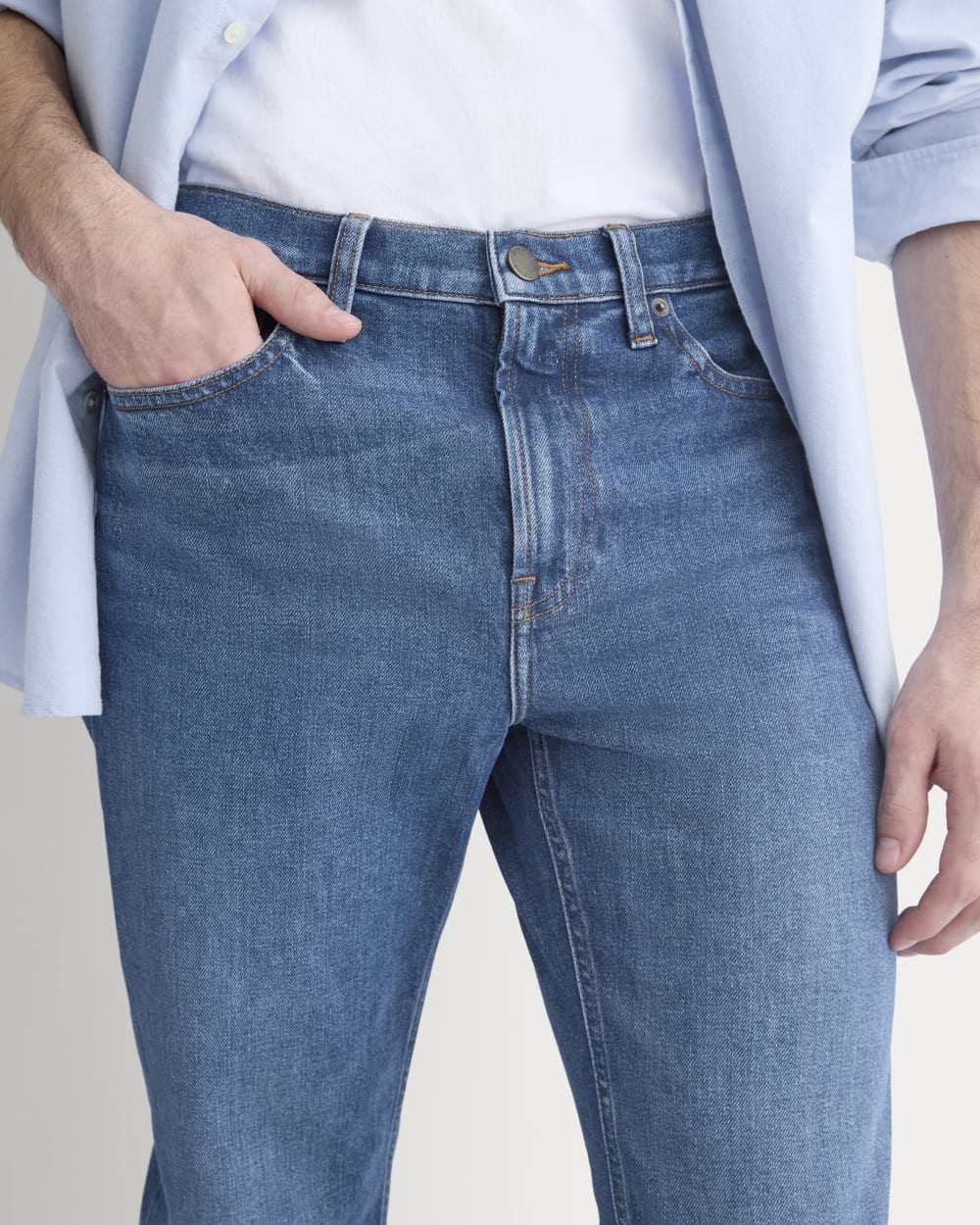 Comfort-Stretch Slim-Fit Jean | Medium Indigo - Image 4
