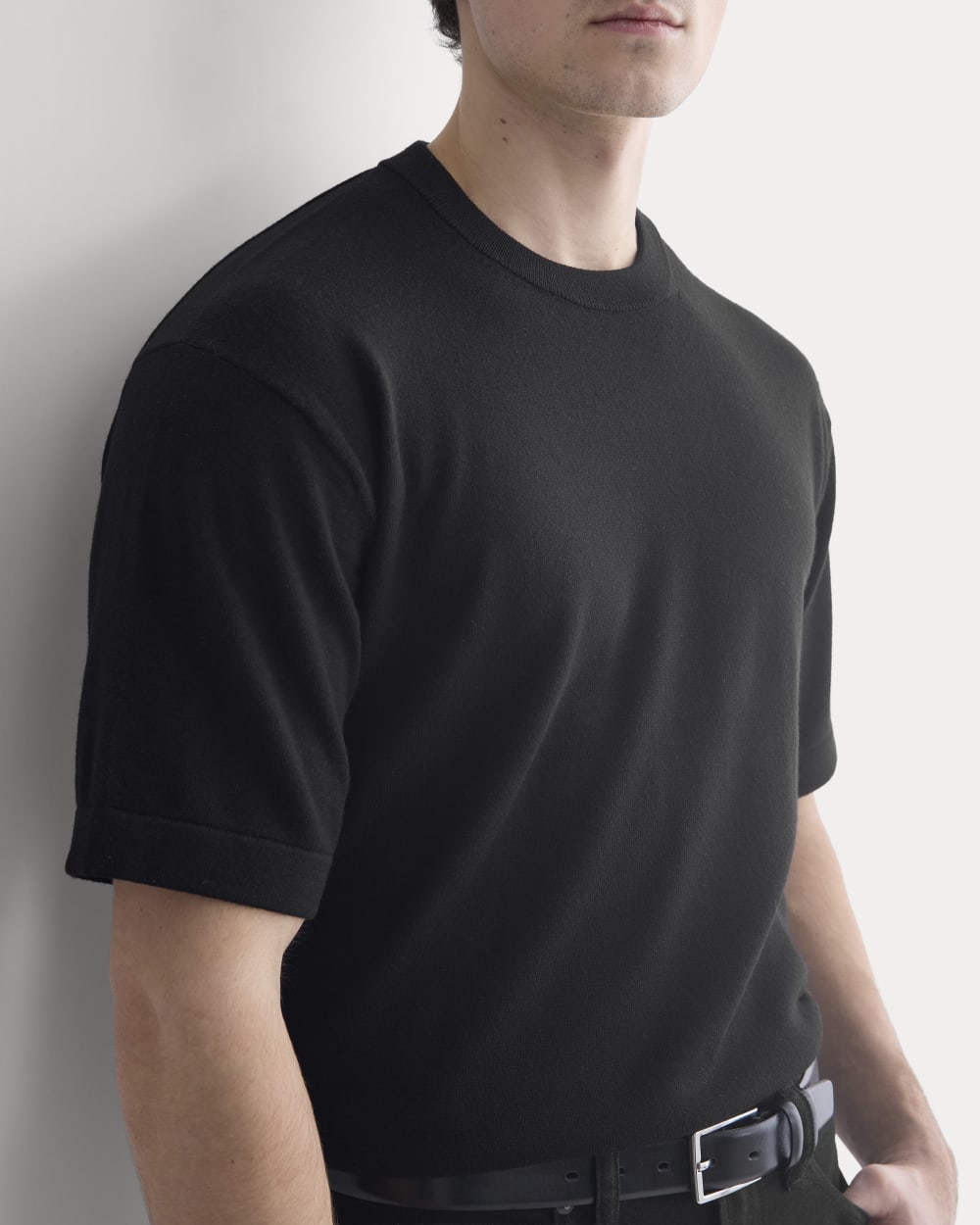 Ultrasoft Sweater Tee | Black - Image 4
