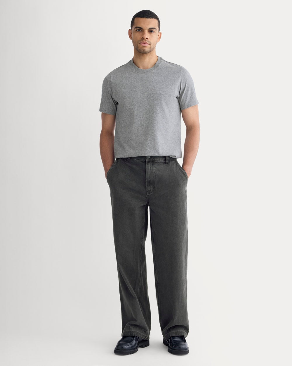 Midweight Tee | Vintage Heather Grey - Image 3