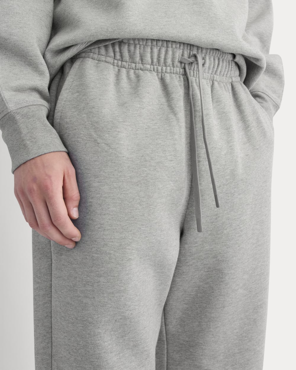 Luxe Fleece Jogger | Vintage Heather Grey - Image 4