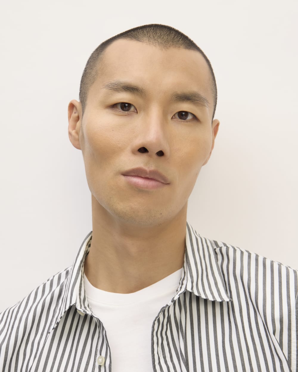 The Supima® Poplin Shirt | Optic White / Black - Image 4