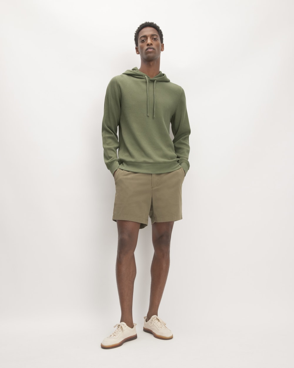 The Waffle-Knit Hoodie | Kalamata - Image 3