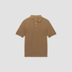 Alternative view of The Pique Polo | Toasted Coconut