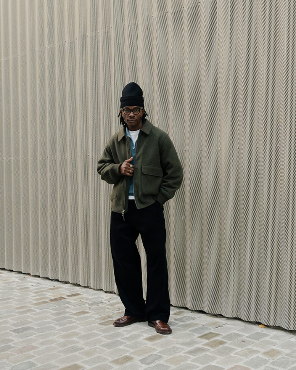Luxe Merino Quarter-Zip Pullover | Heathered Black - Image 9