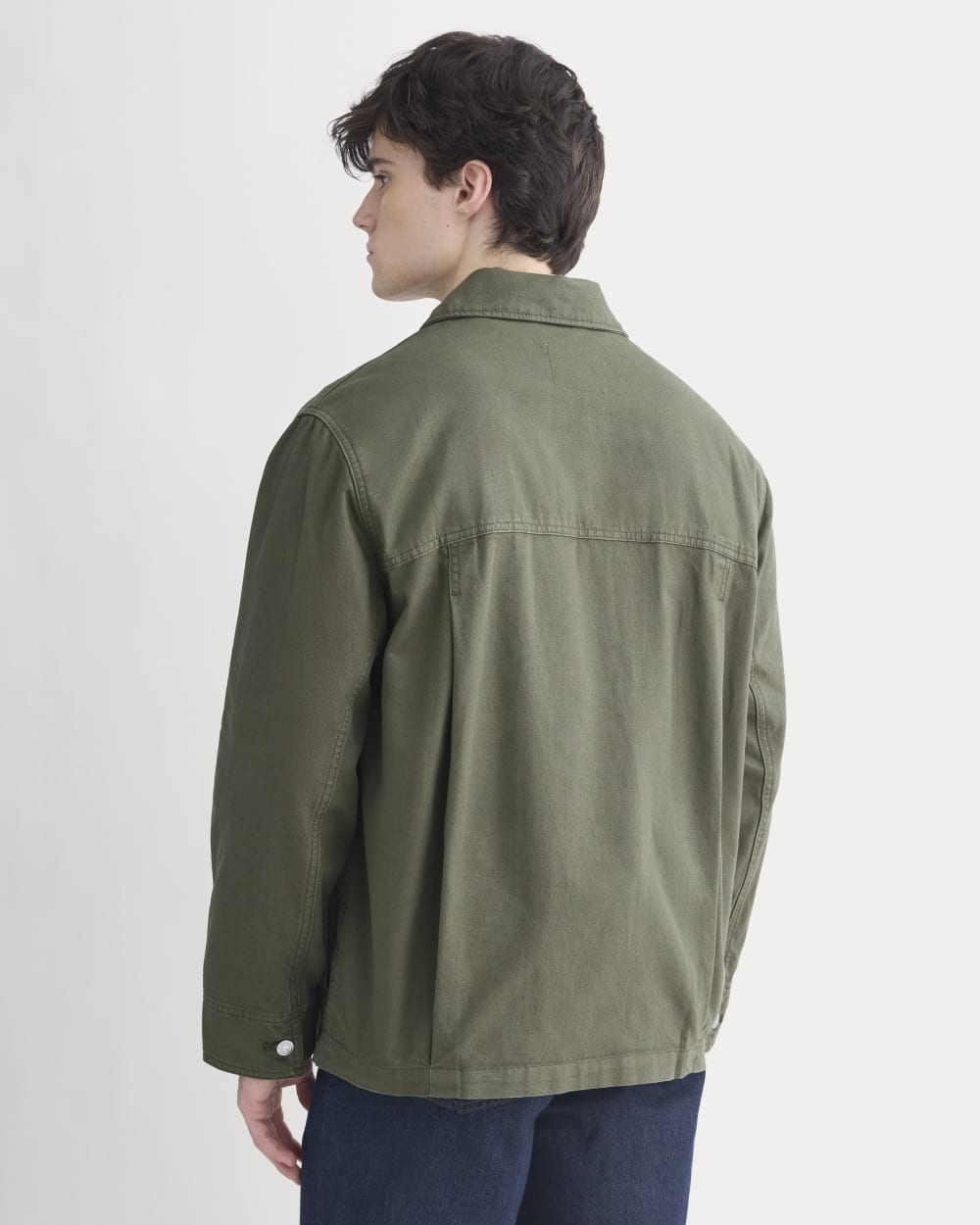 Relaxed Barn Jacket | Olive Night - Image 5
