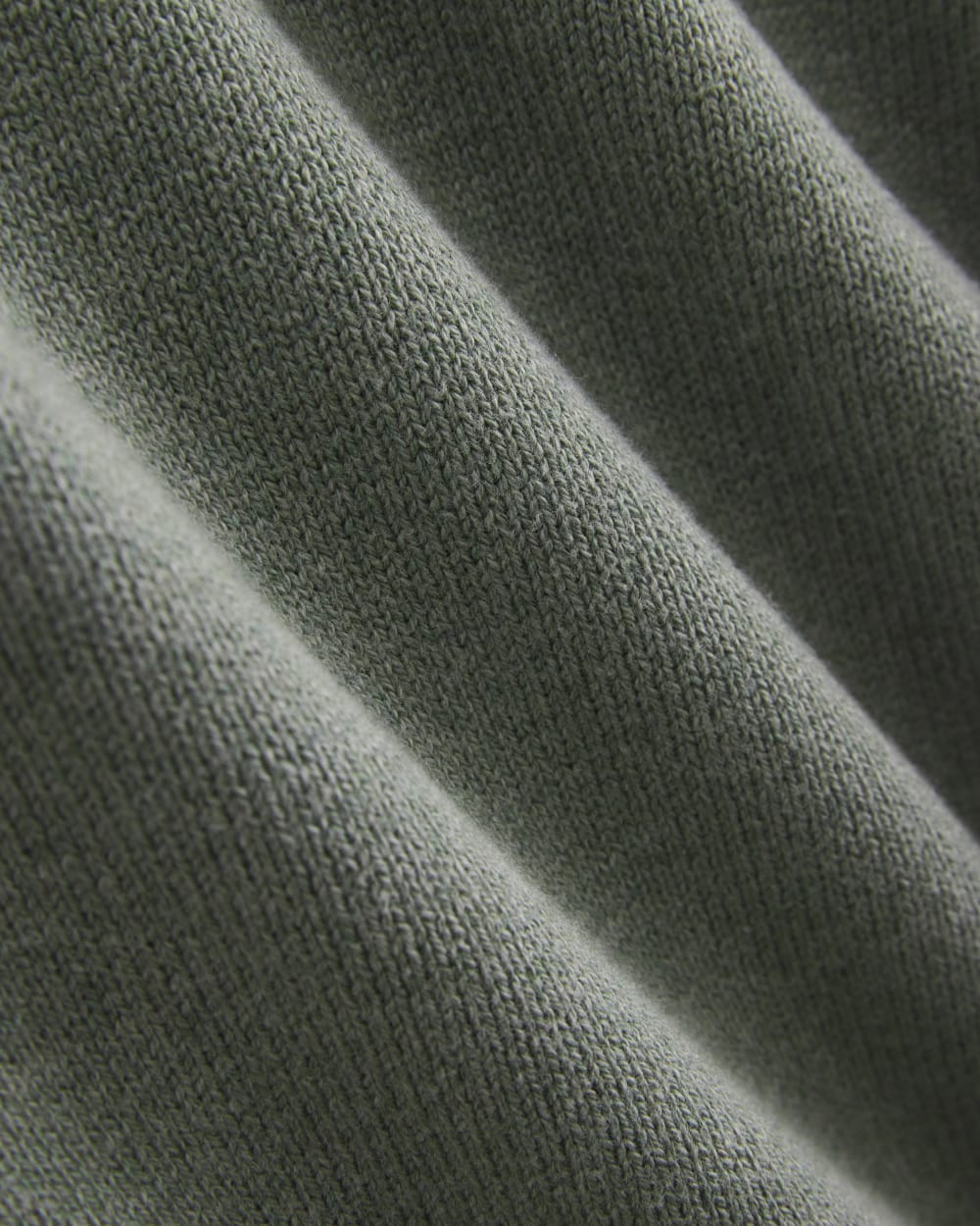 Relaxed V-Neck Sweater in Everyday Cotton | Heathered Lilypad - Image 6