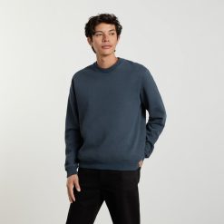 Alternative view of The Track Crewneck Sweatshirt | Kingfisher Blue