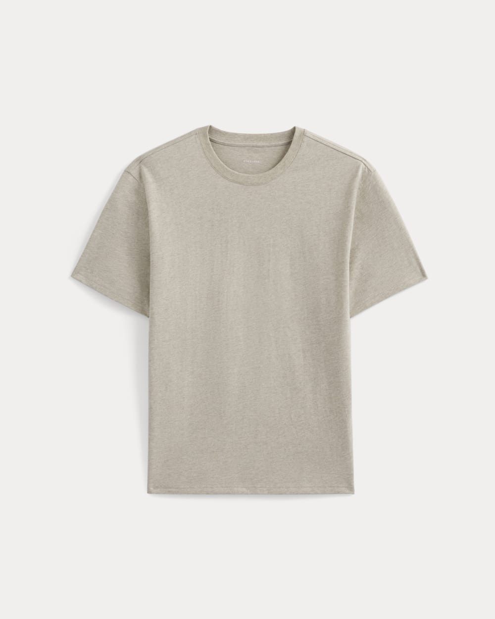 Archive Standard-Fit Cotton Crew | Heathered Oatmeal - Image 2
