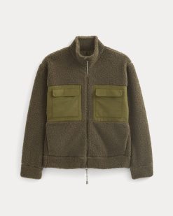 Alternative view of ReTrack Fleece Zip-Up | Beech