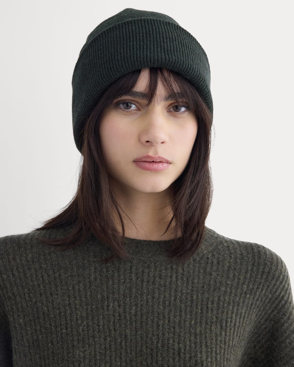 The Cabin Beanie | Heathered Dark Sea - Image 2