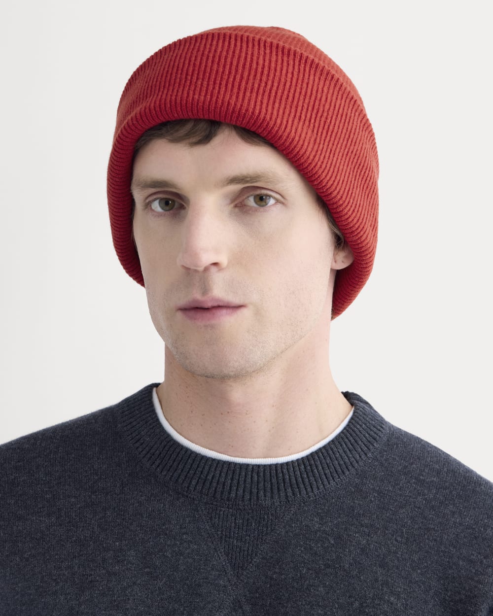 The Cabin Beanie | Berry Red - Image 3